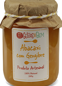 Geleia de Abacaxi com Gengibre – 240g